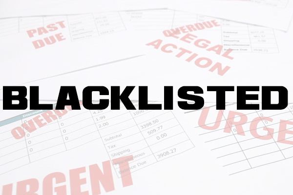 what does it mean to be blacklisted